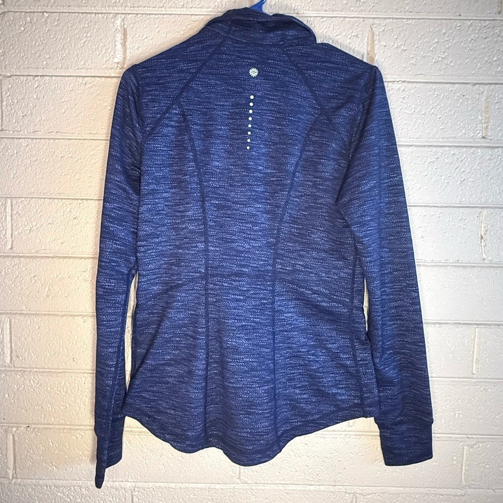 Tangerine Blue Textured Material - Picture 2 of 5